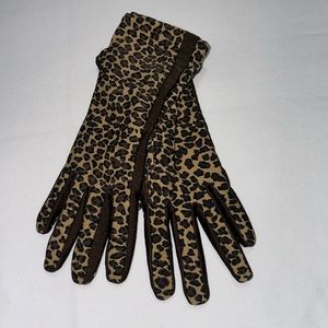 Isotoner Leopard Print Gloves